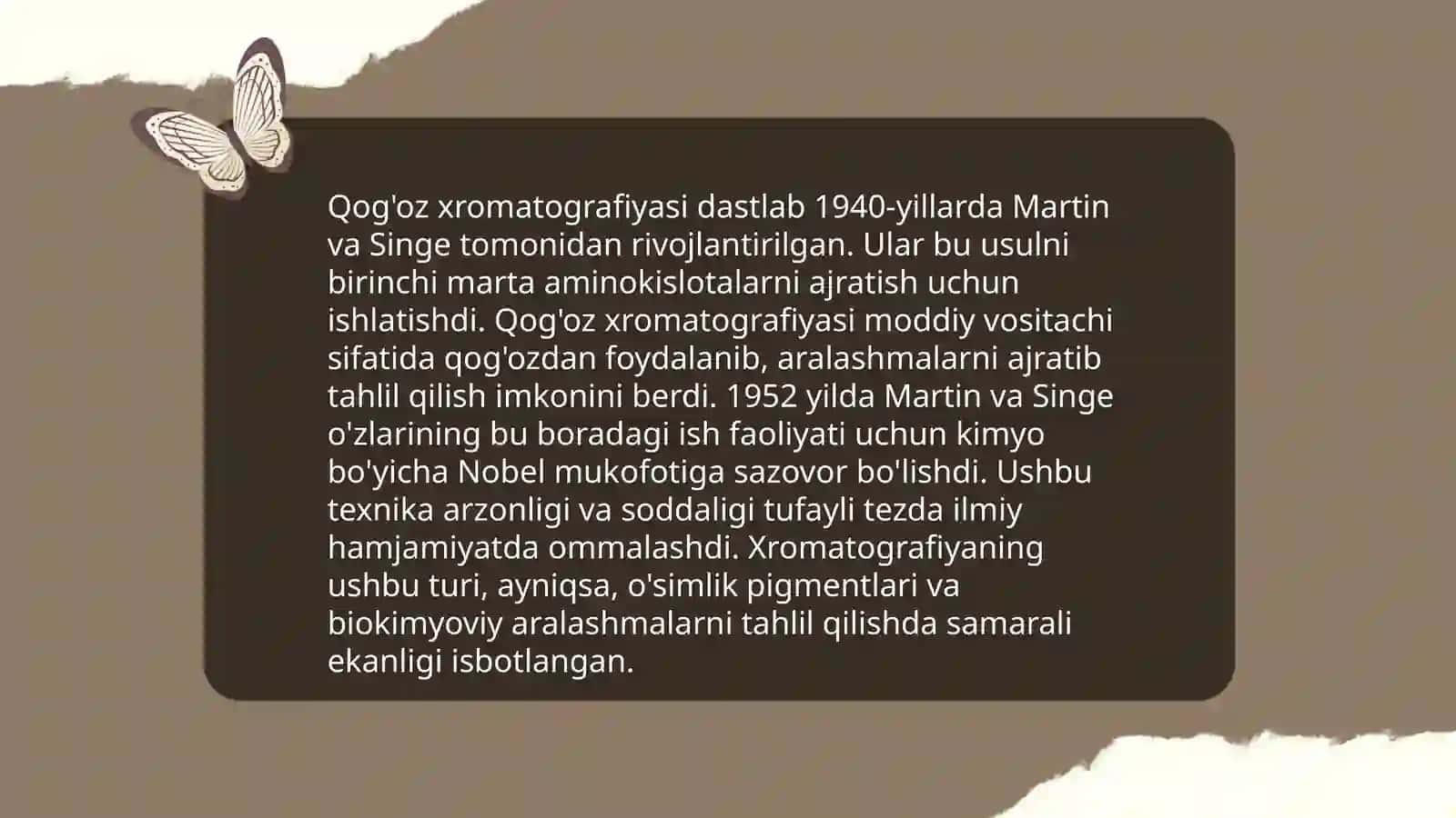 Qog'oz xromotografiyasi 4