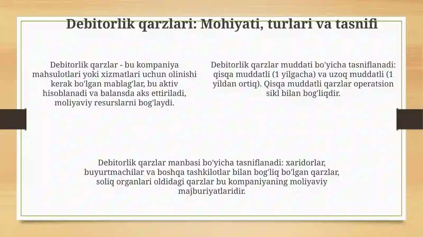 Korxonalarda debitorlik va kreditorlik qarzlarini samarali boshqarish yo'llari 4