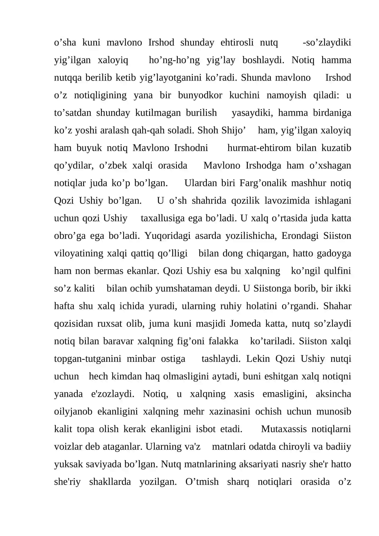 Notiqlik san’ati tarixidan 4