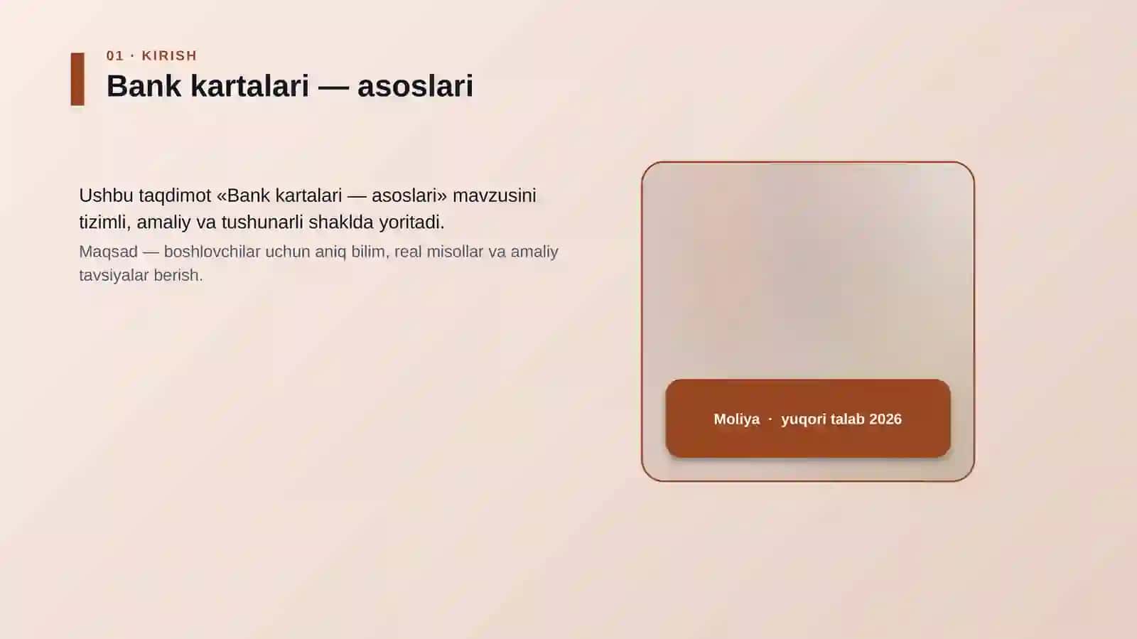 Bank kartalari — asoslari 4