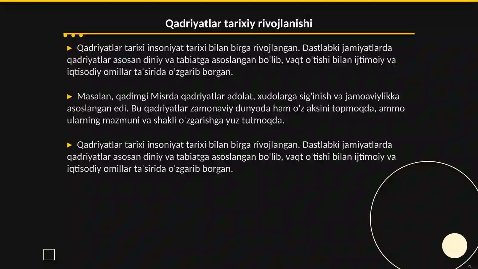Qadriyatlar-qadrimiz 4