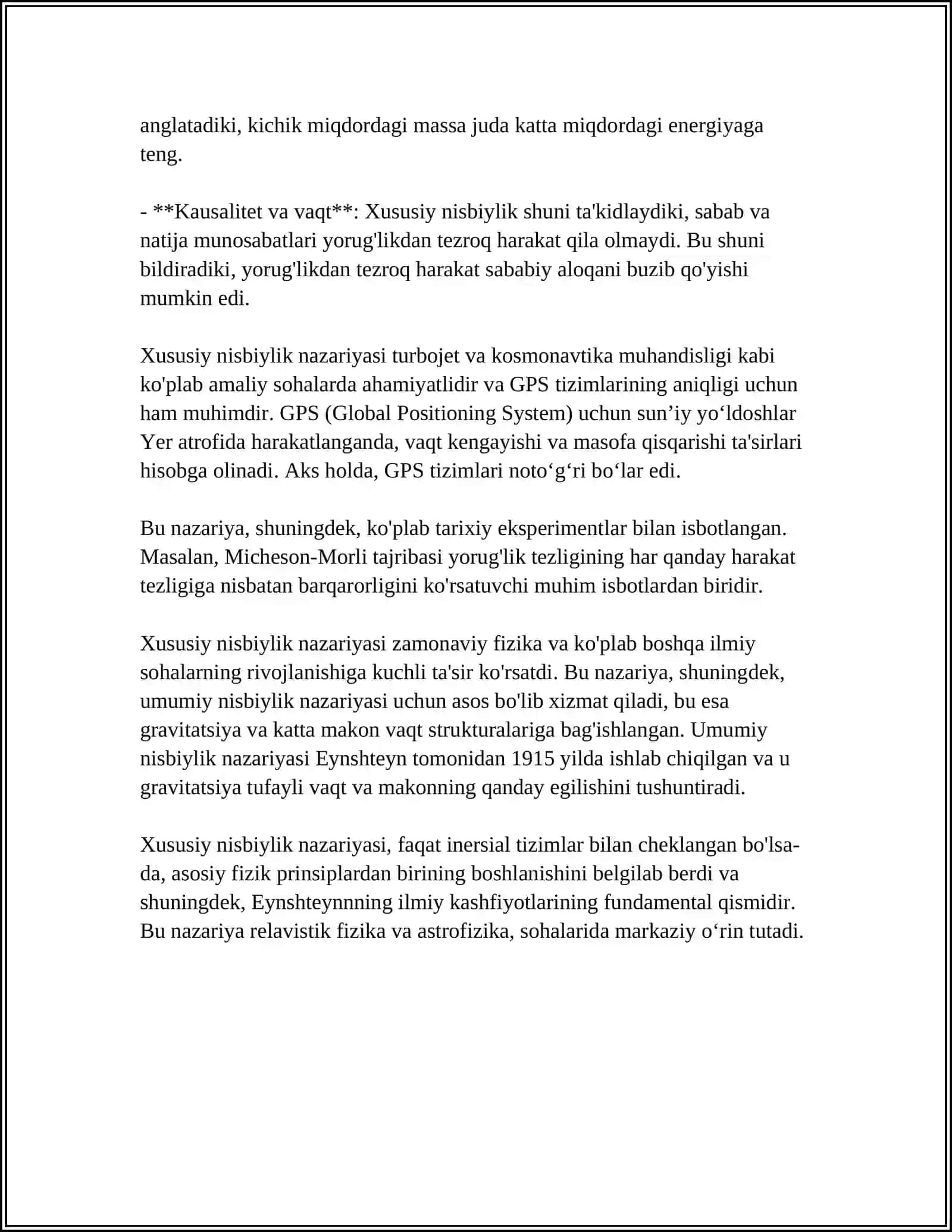 NISBIYLIK NAZARIYASI ELEMENTLARI 4