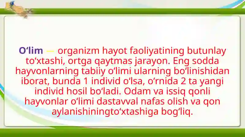 ONALAR O’LIMI 4