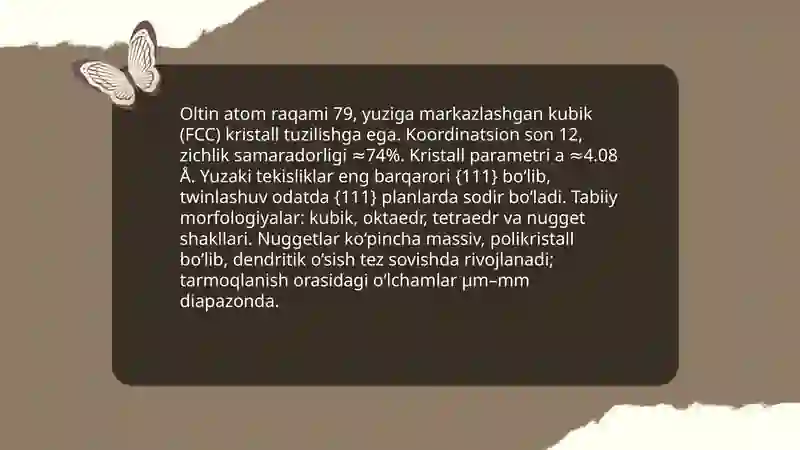Oltin tabiiy birikmalari 4