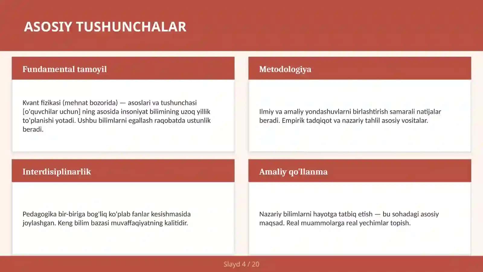 Kvant Fizikasi (Mehnat Bozorida) - Asoslari va Tushunchasi [O'quvchilar Uchun] 4