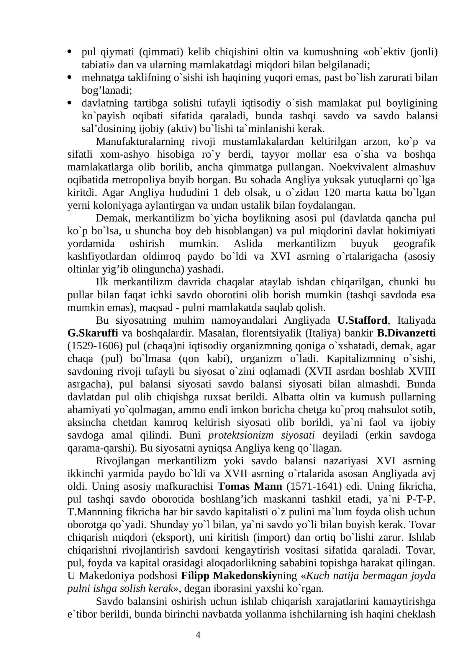 MERKANTILIZM IQTISODIY TA`LIMOTI 4