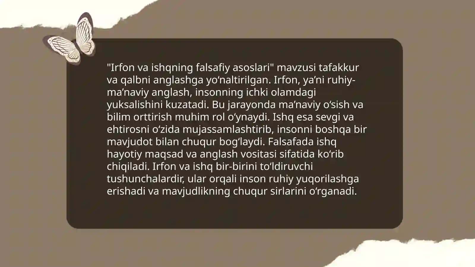 Ibn Sino irfoniy ishq falsafasi 4