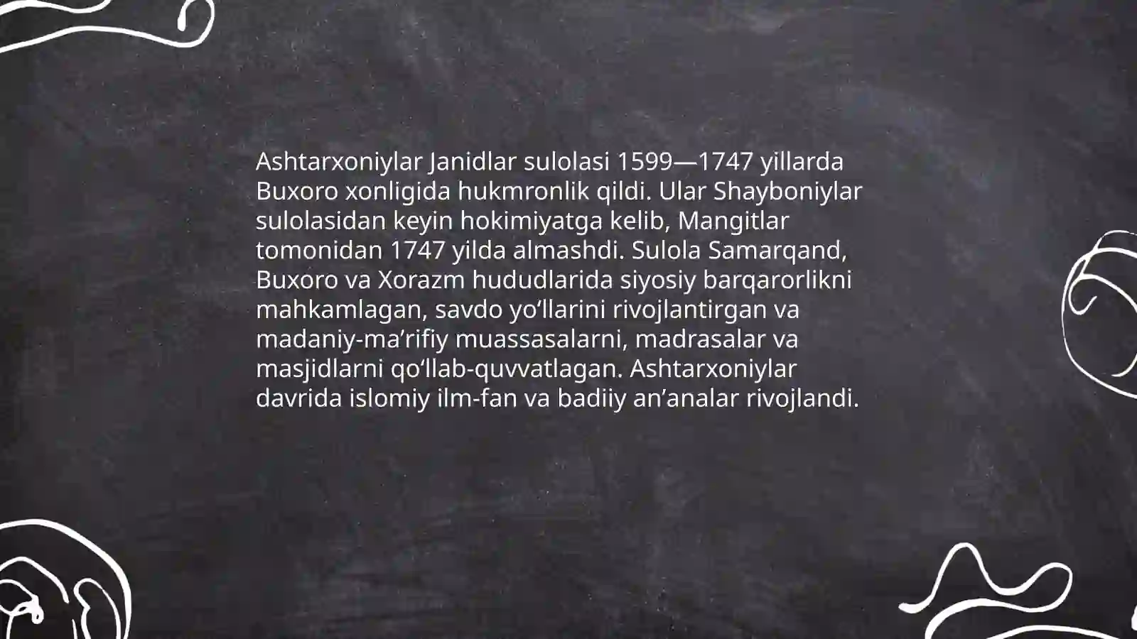 Ashtarxoniylar davlati 4