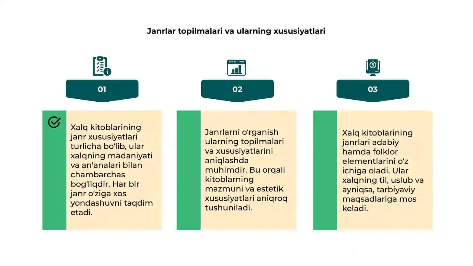 Xalq kitoblarining janr xususiyati 4