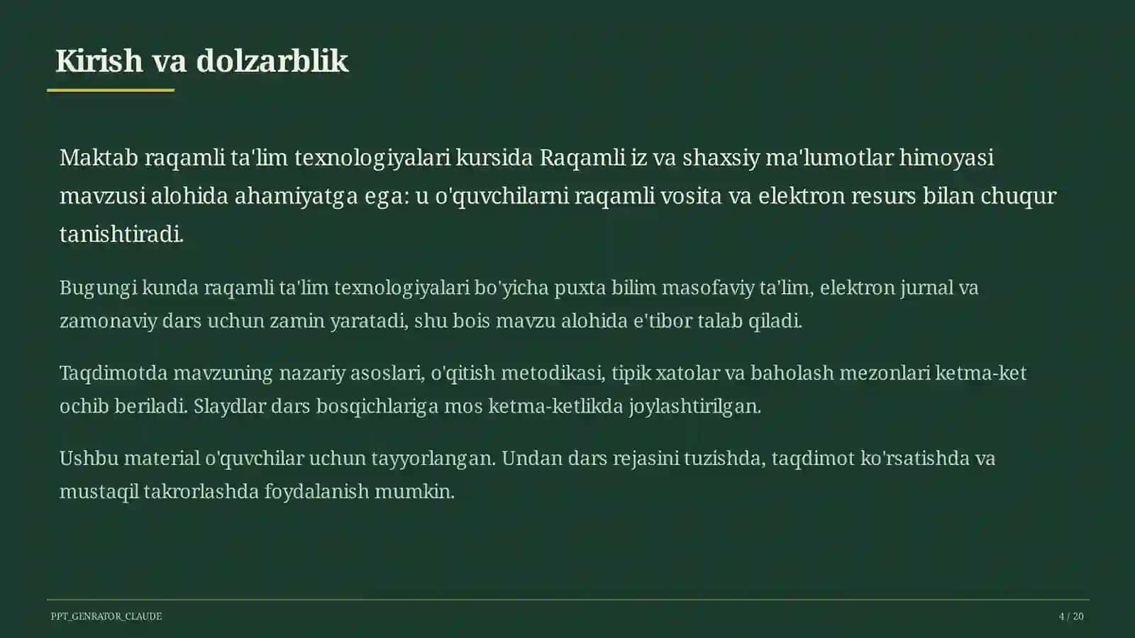 Raqamli iz va shaxsiy ma'lumotlar himoyasi 4
