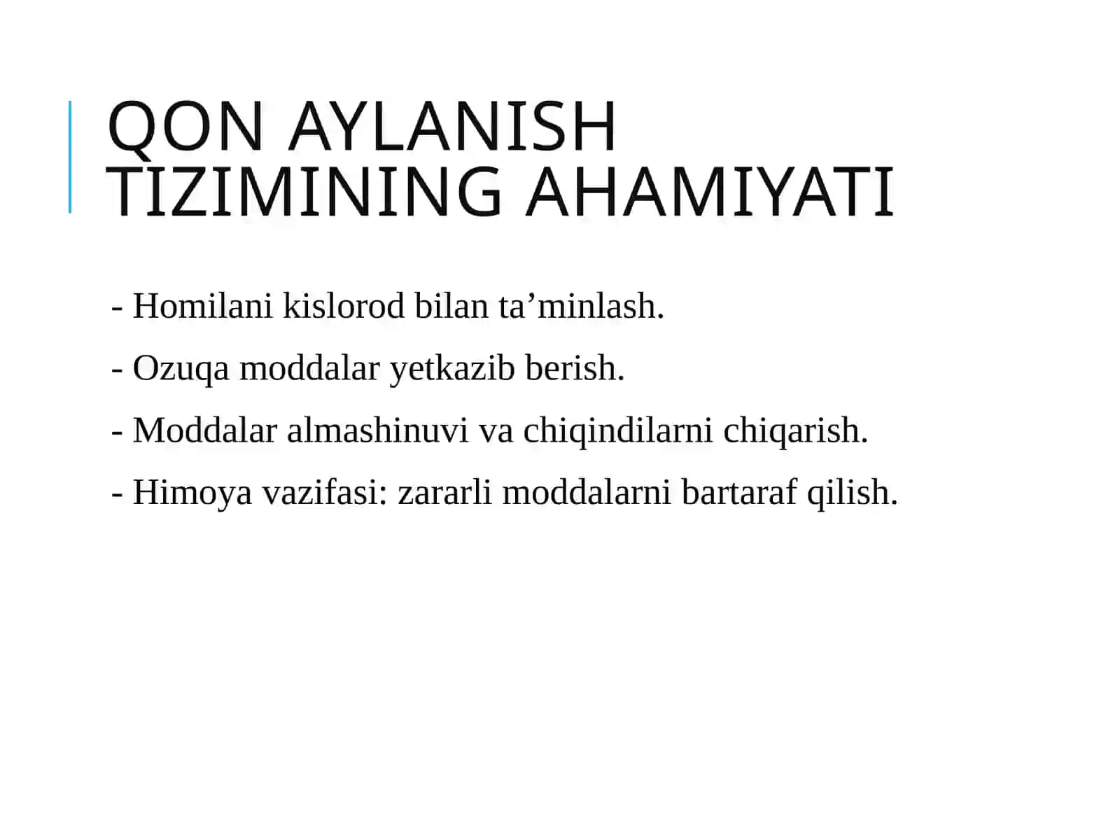 ona qornida qon aylanish tizimi 4
