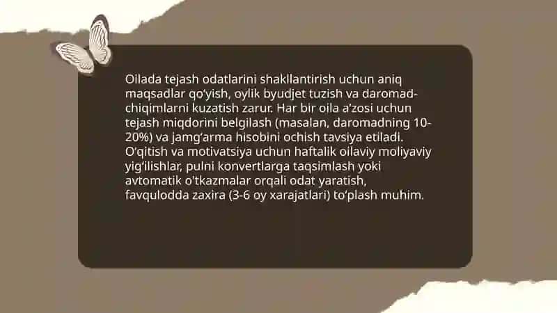 Oila bilan hamkorlikda iqtisodiy tarbiyani rivojlantirish 4