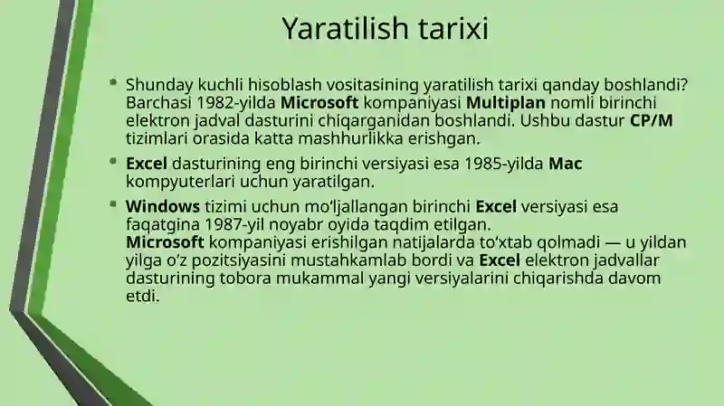 Microsoft Excel 4