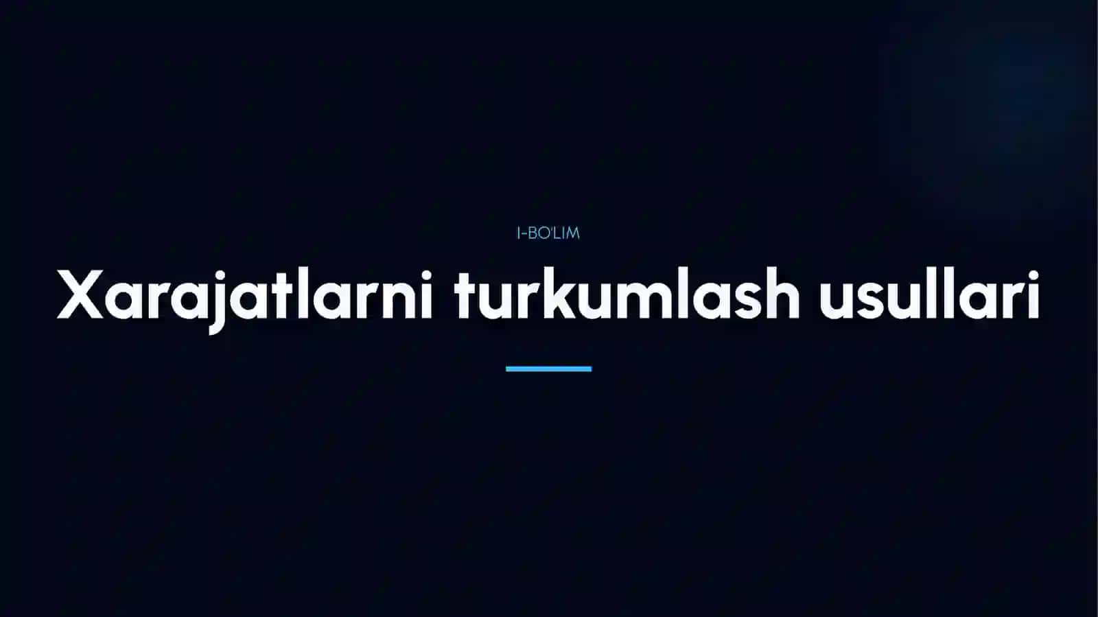Buxgalteriya va moliya boshqaruvining metodologik asoslari 4