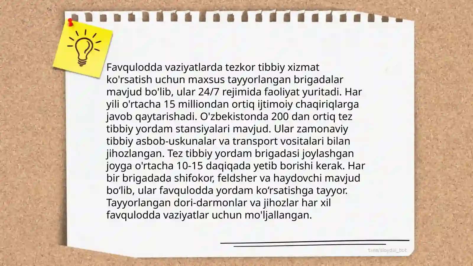 Shikastlangan oʻchoqlarda tibbiy yordamni tashkil qilish 4