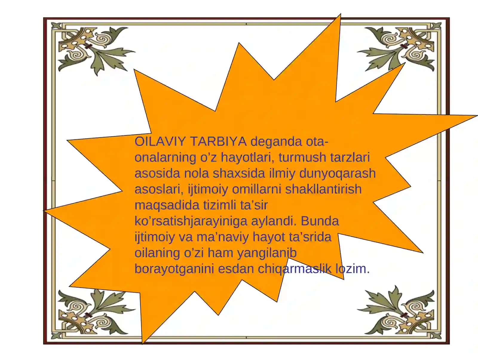 Oila tarbiyasi 4