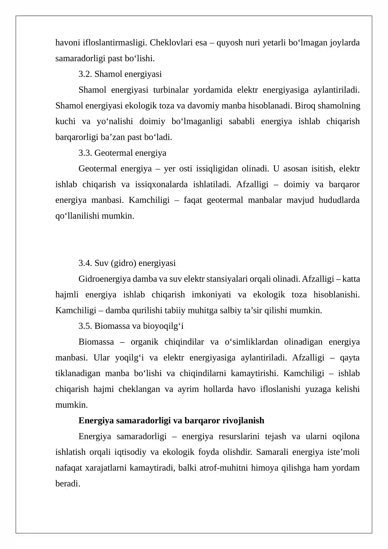 Energiya resurslari va muqobil energiya manbalari 4