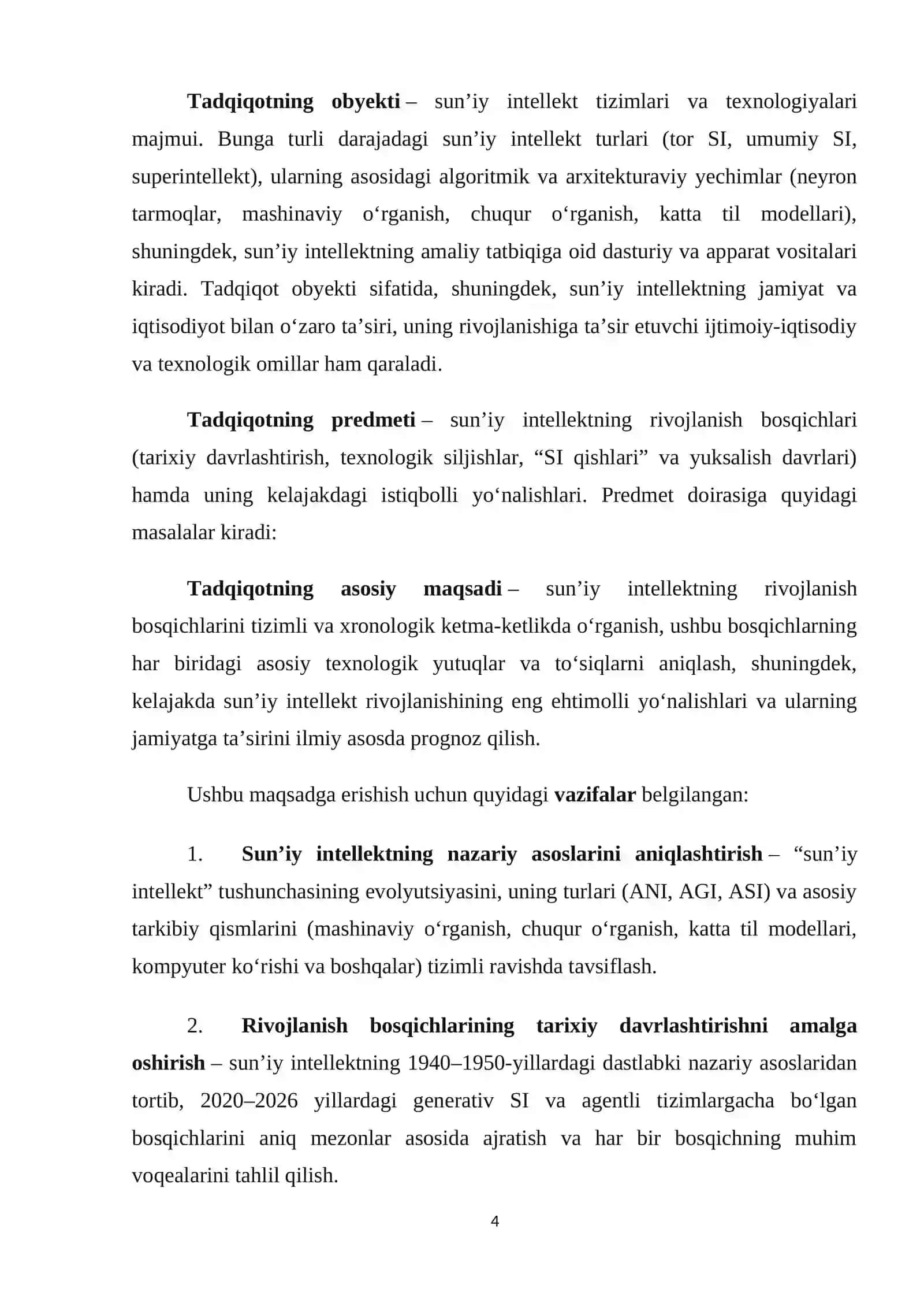 Kuchli sun’iy intellekt (AGI) sari tashlangan qadamlar 4