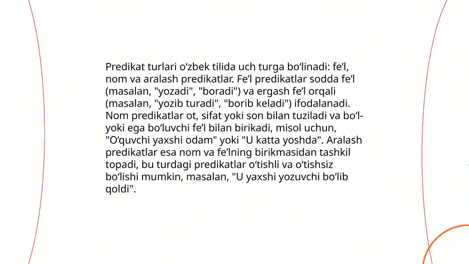 Pridikatlar 4