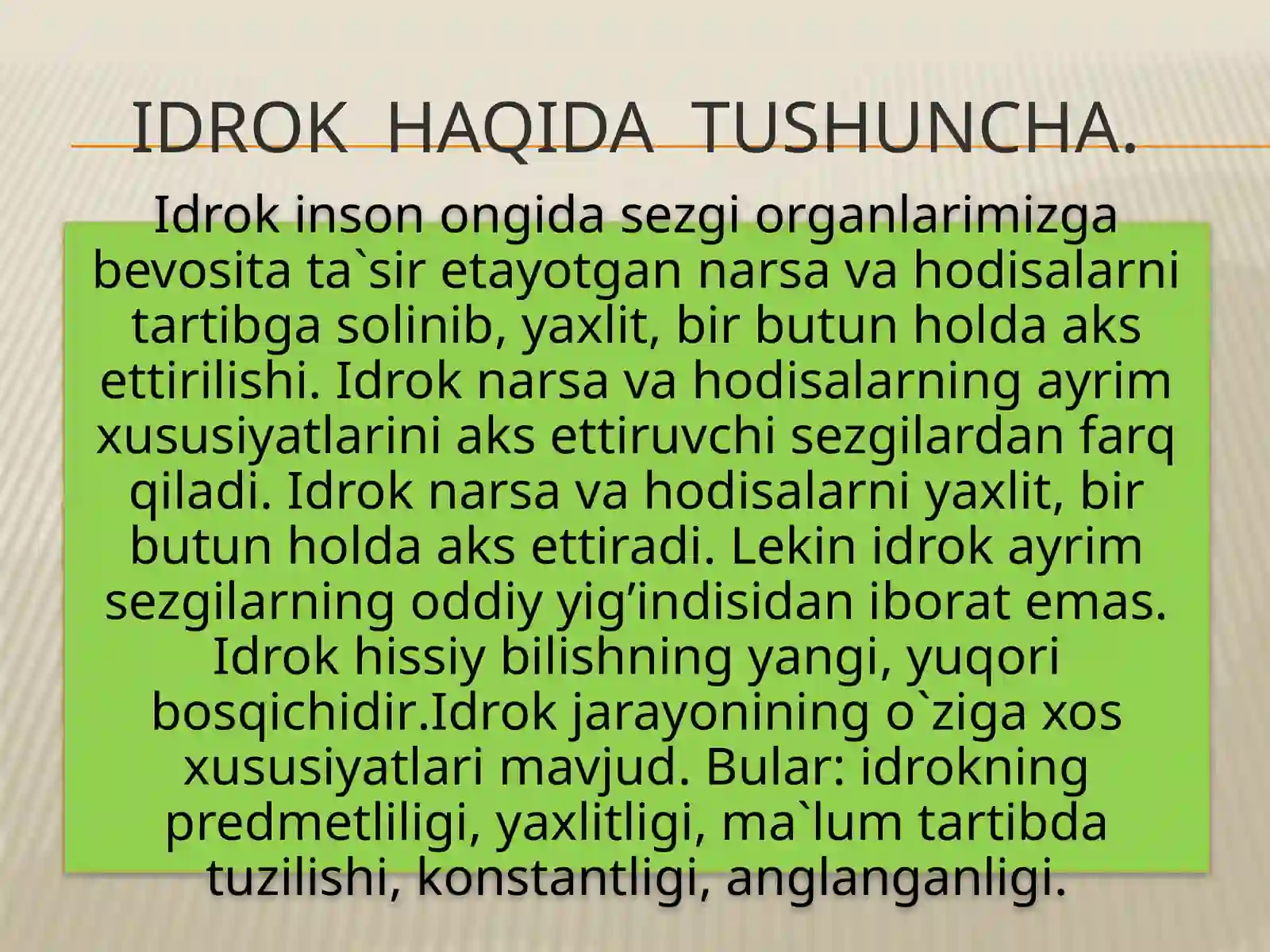Idrok olami 4