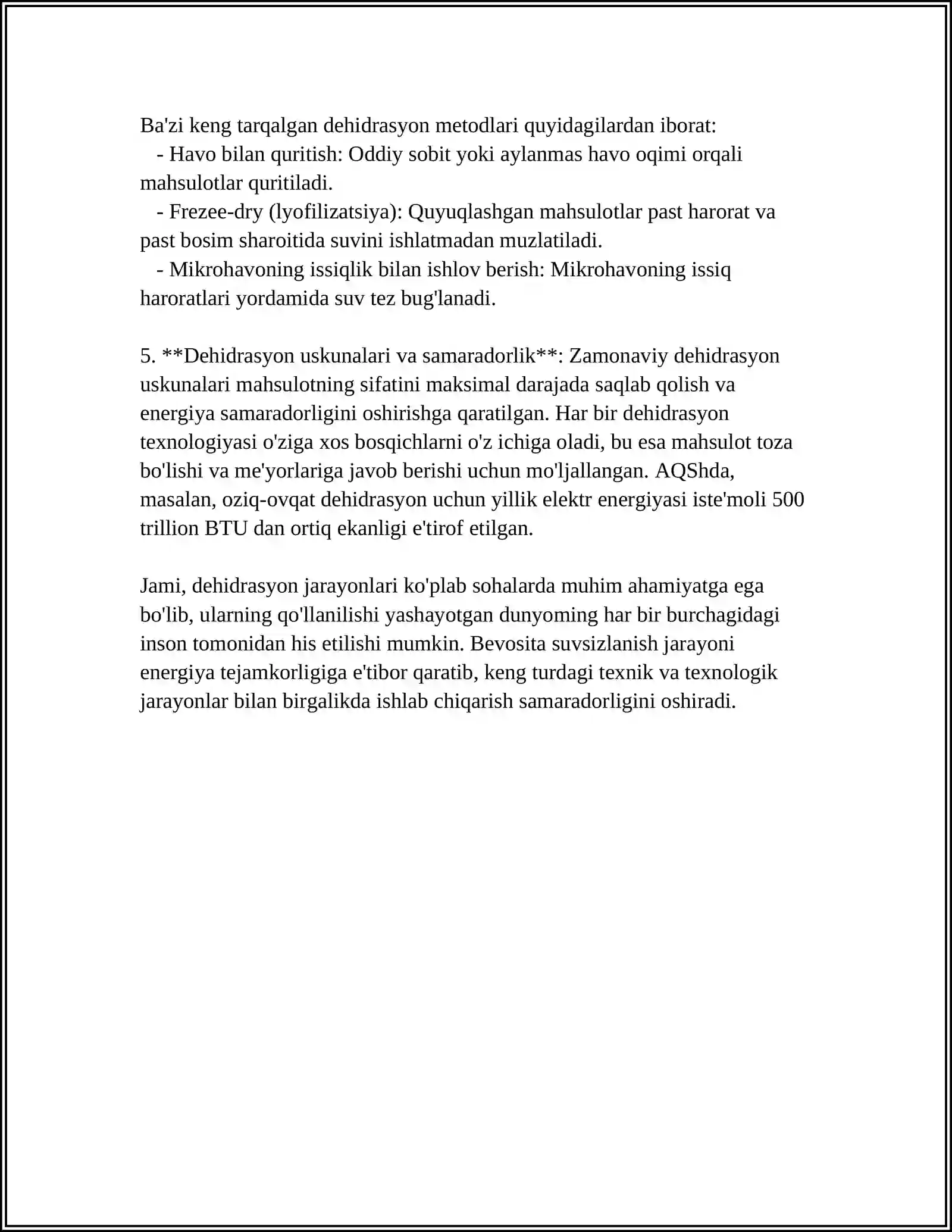 NEFT VA TABBIY GAZ XOMASHYOLARNING QAYTA ISHLASHDA DEGIDRIDLASH, GIDRIDLASH, ALKINLASH, SIKLIZATSIYA, IZOMERLASH, NITROLASH, SULFOLASH, OKSIDLASH JARAYONI 4