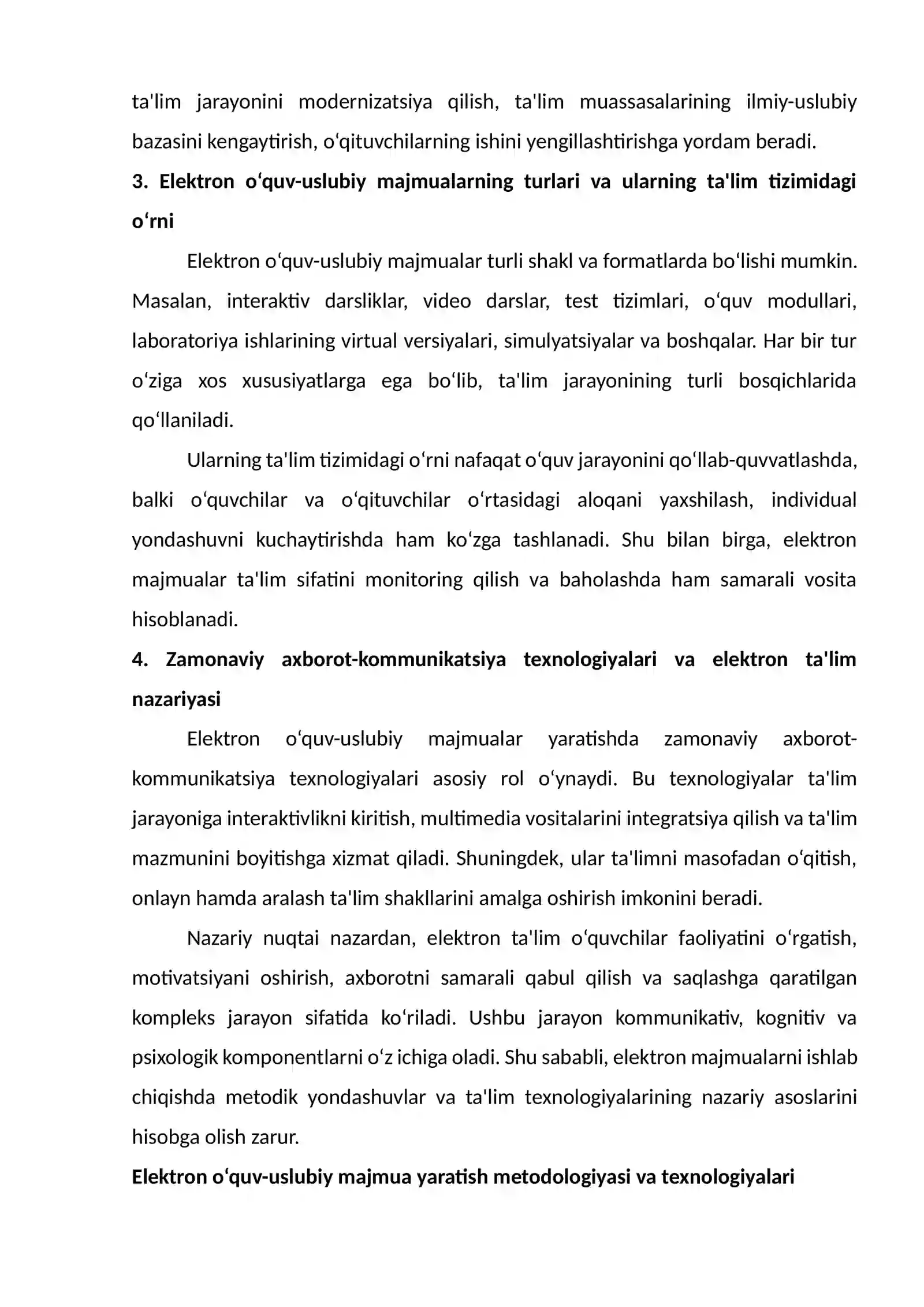 8-sinf Informatika va axborot texnologiyalari fanidan elektron o’quv-uslubiy majmua yaratish metodikasi 4