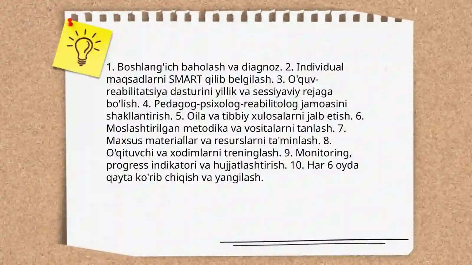 Imkoniyati cheklangan bolalarni darsdan tashqari jarayonini tashkil etish 4