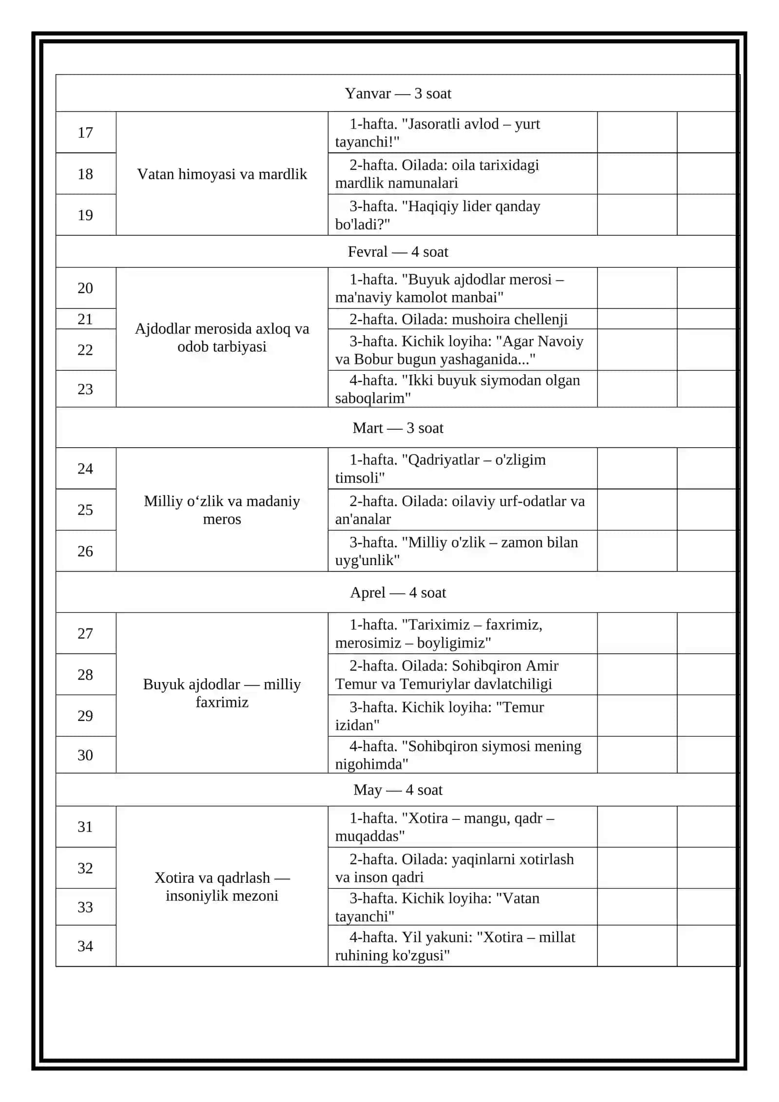 5-8-sinflar uchun 2026-2027-yil ish reja va dars ishlanmasi 4