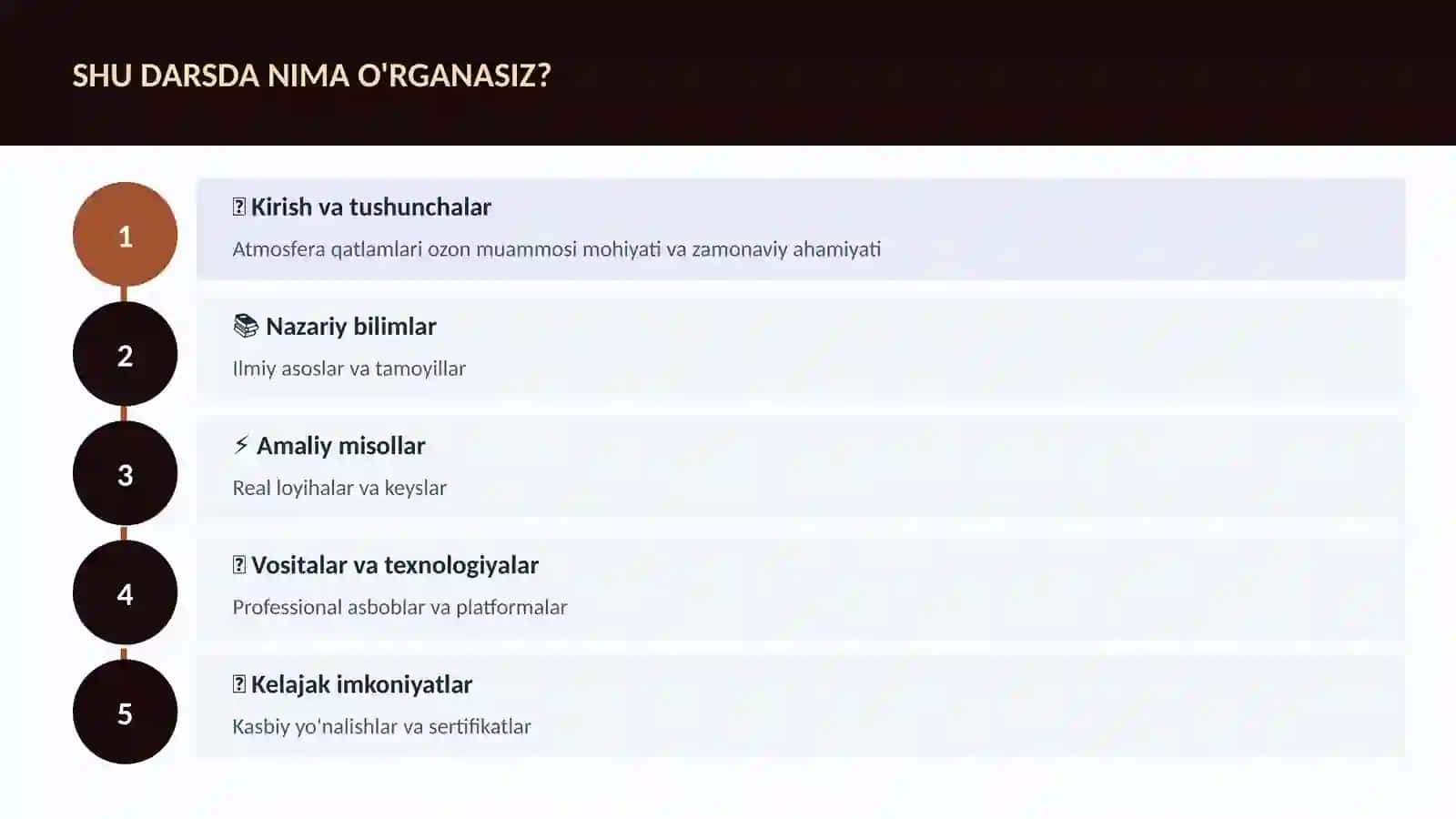Atmosfera qatlamlari ozon muammosi 4