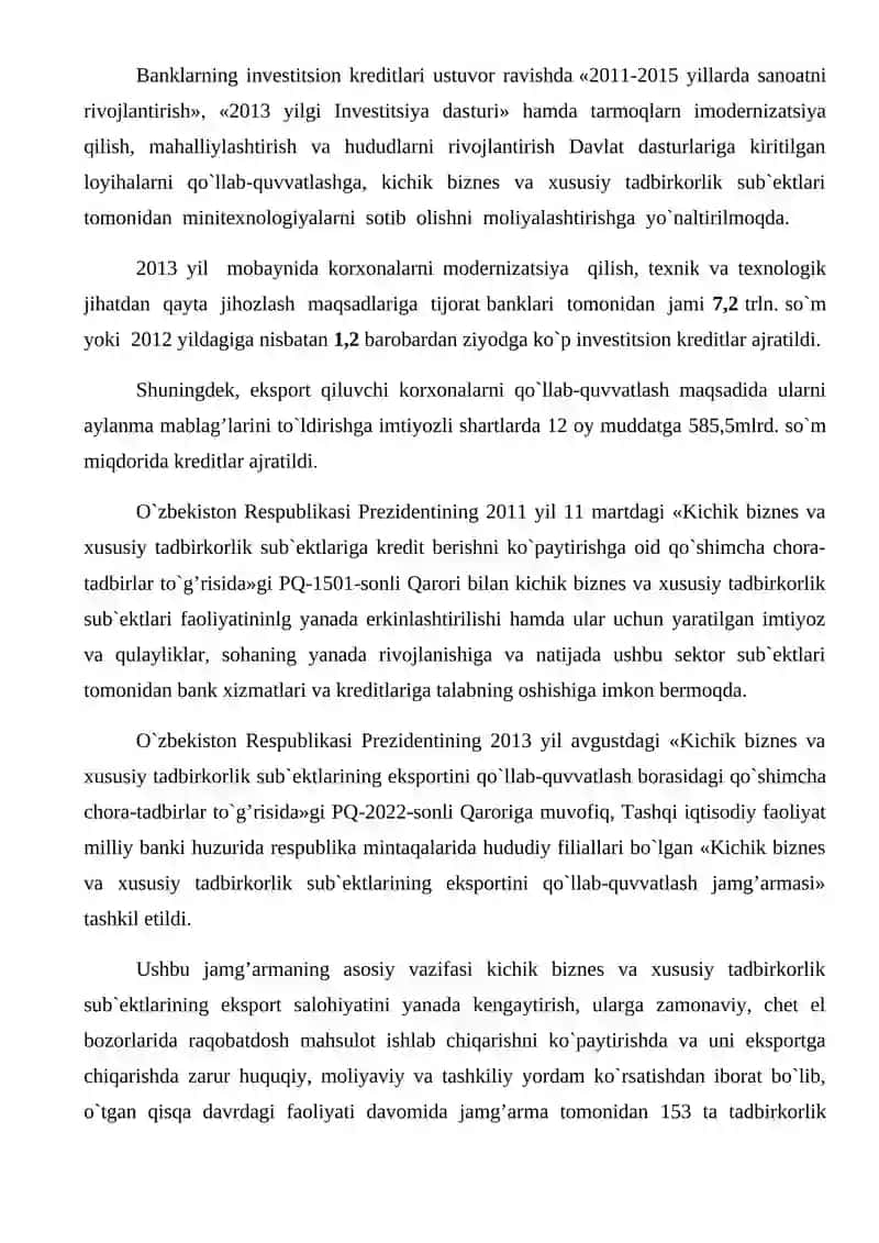 Kichik biznes va xususiy tadbirkorlik faoliyatining aholi daromadlariga ta’sirining o’zgarishi. 4