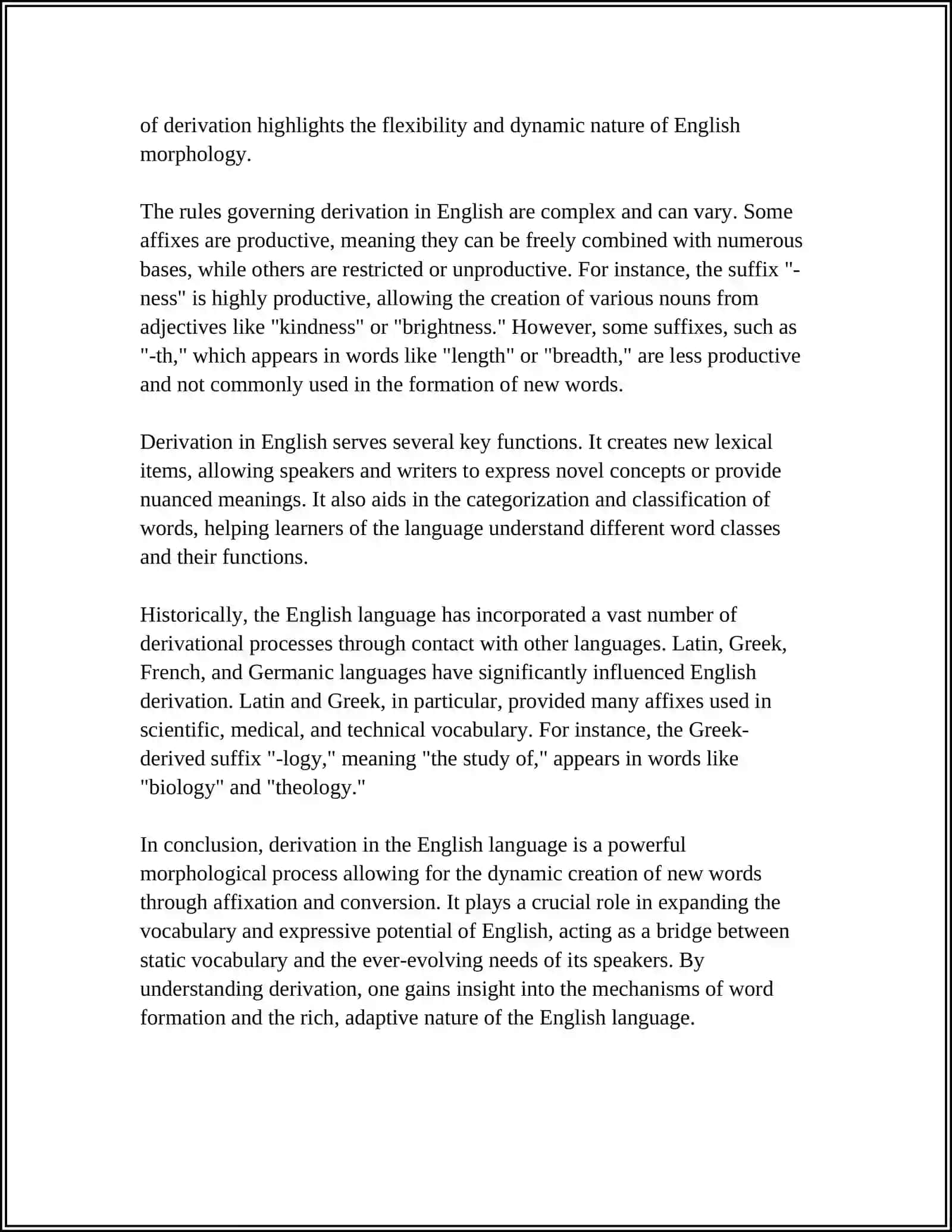 Theme: WORD FORMATION (WF) IN MODERN 4