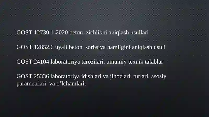 Beton namligini aniqlash 4