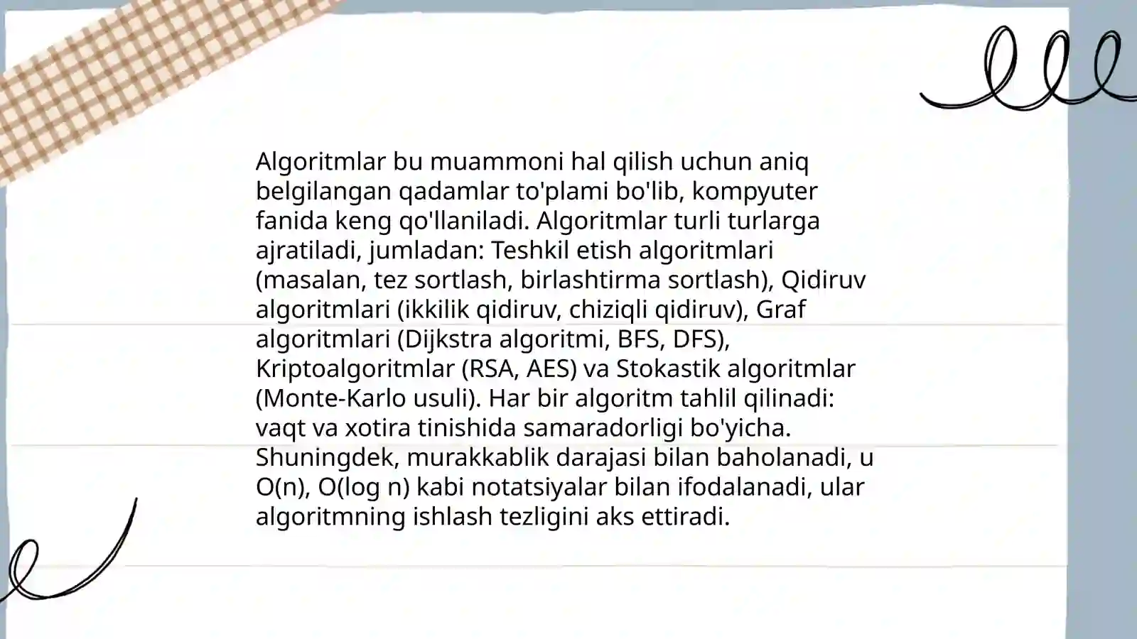 Algoritm va dasturlash 4