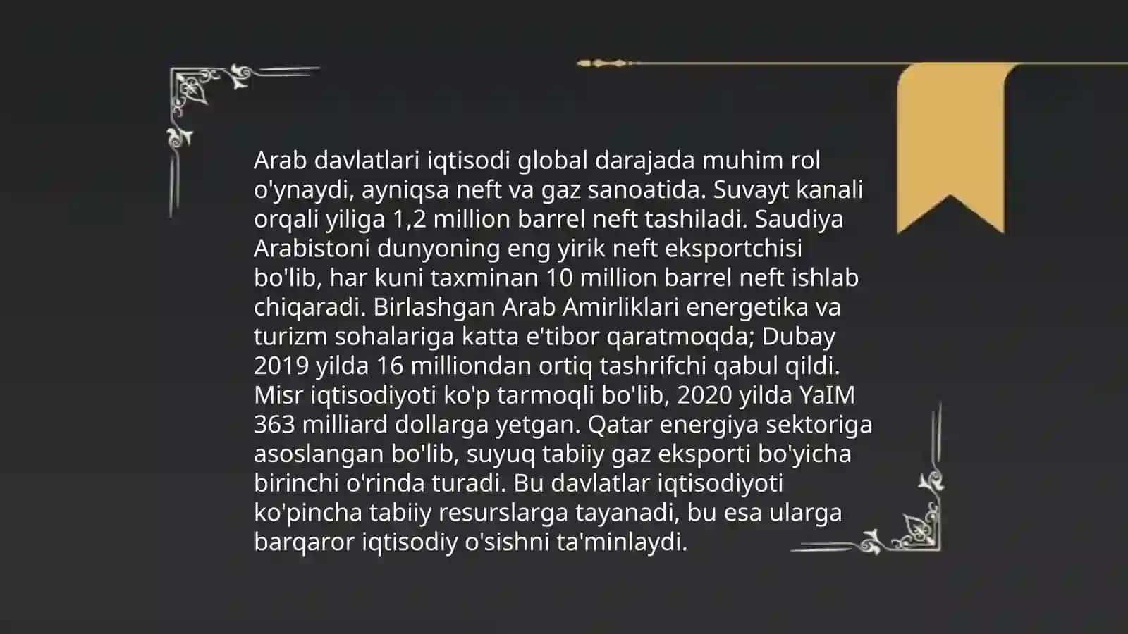 Quldorlik jamiyatini yemirilishi davrida Arab davlatidagi iqtisodiy gʻoyalar 4
