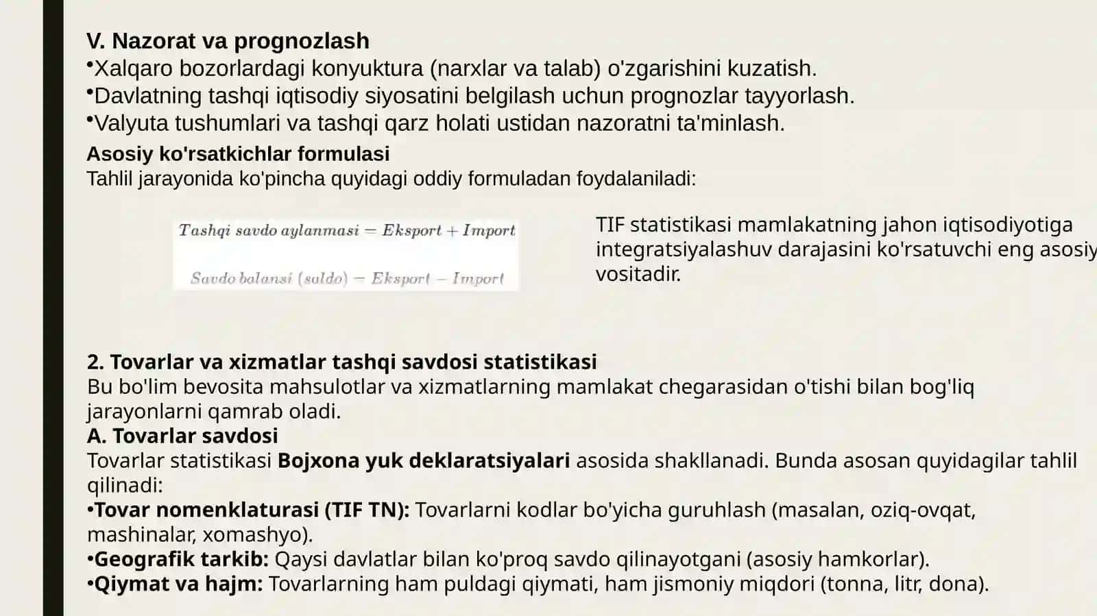 tashqi iqtisodiy faoliyat statistikasi 4