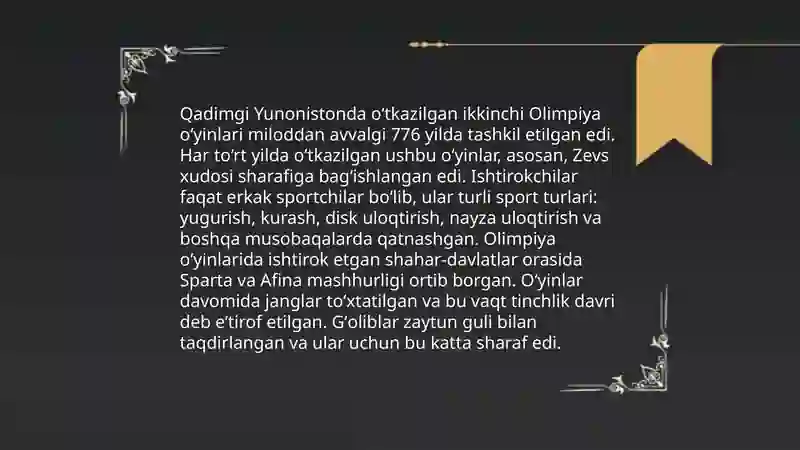 Olimpiya o'yinlari 4