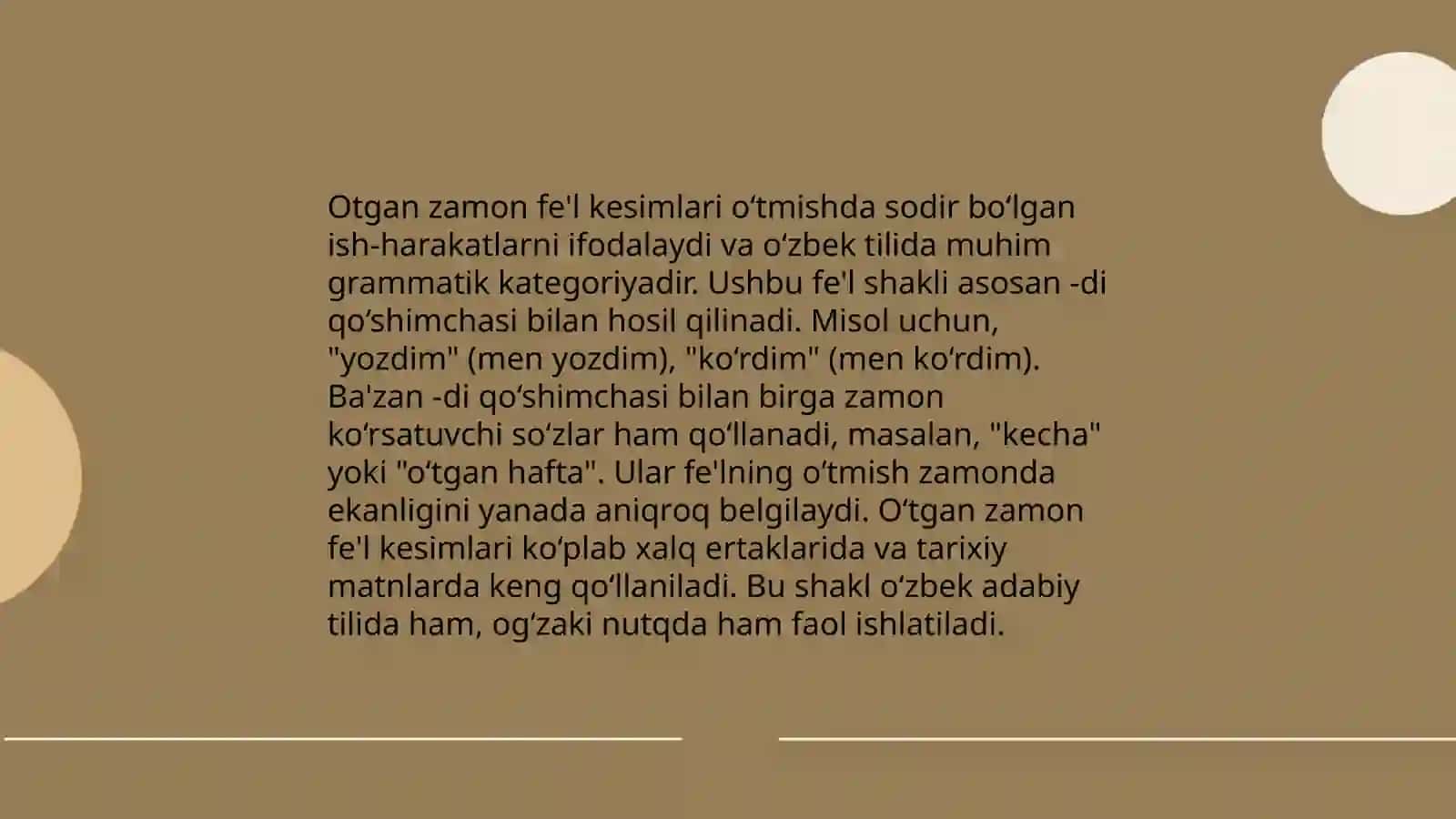 Hozirgi zamon fellari 4