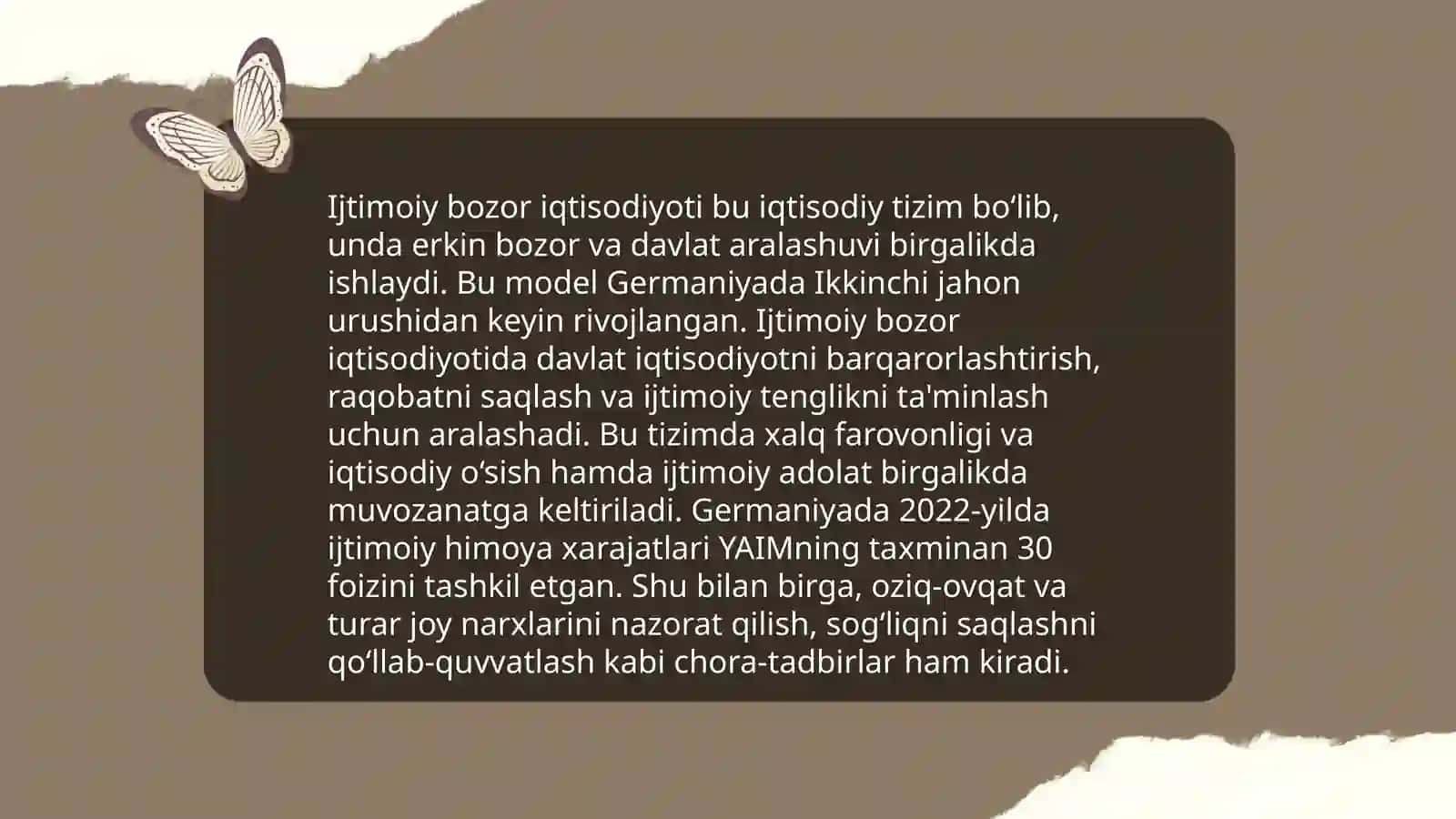 Iqtisodiyotdagi neobalarizm va ijtimoiy bozor hoʻjaligi nazariyalari 4
