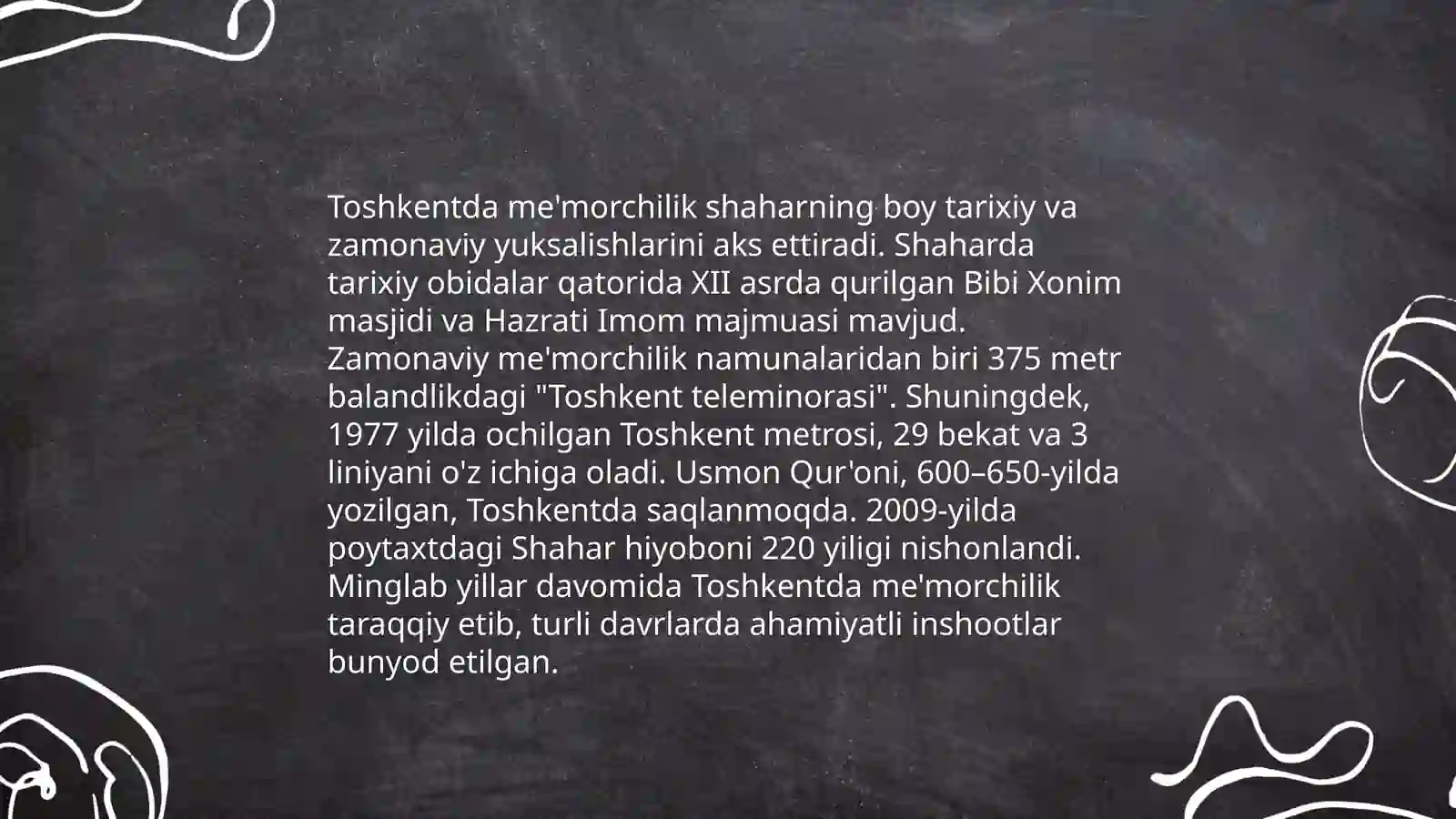 Toshkentning Tarixi 4