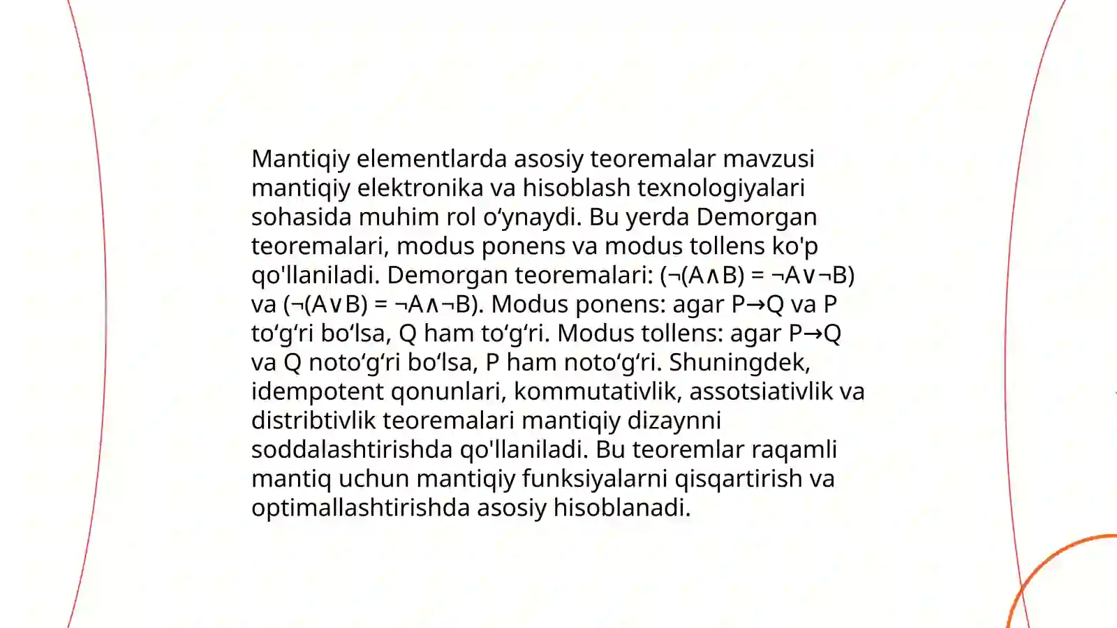 Mantiqiy elementlar 4