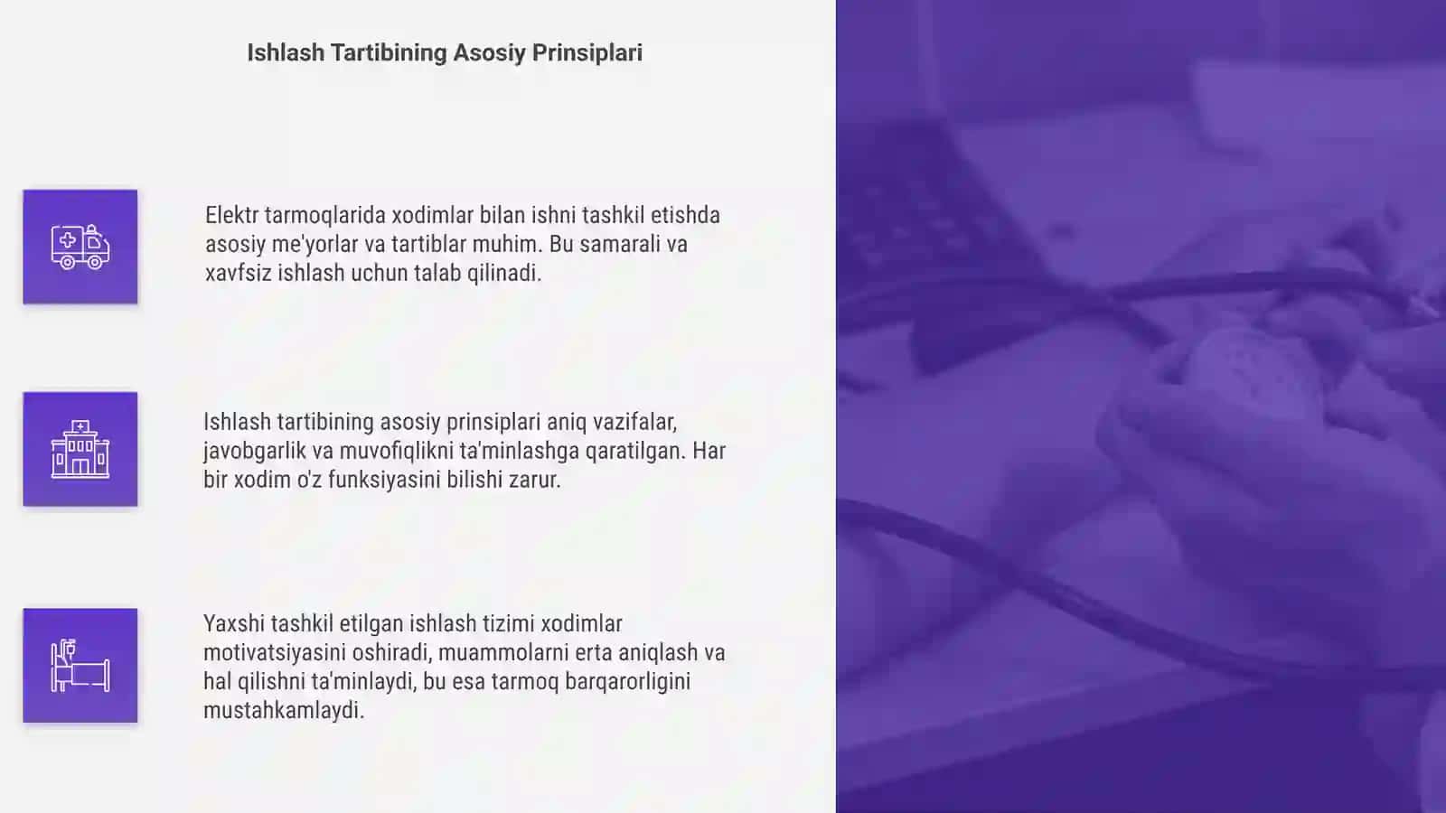 Elektr Tarmoqlarida xodimlar bilan ishlashni tashkil etish tartibi va usullari 4
