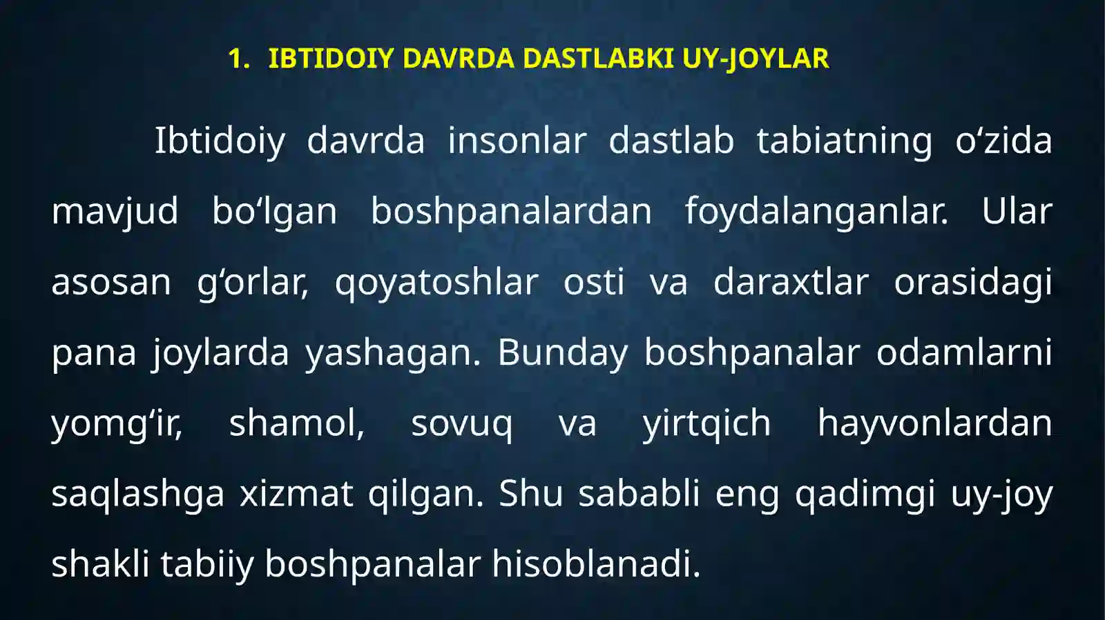 Ibtidoiy jamoadavriy me'morchiligi 4