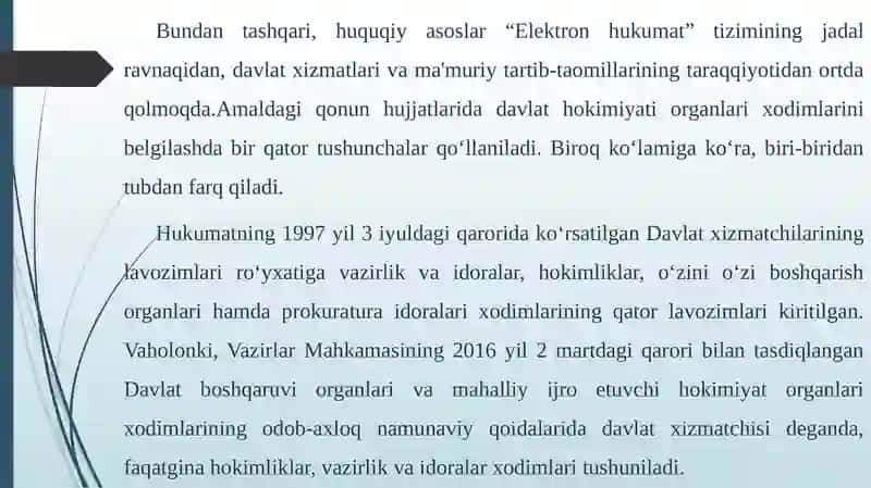 O'zbekistonda boshqaruv tizimini isloh qilish yo'nalishlari 4
