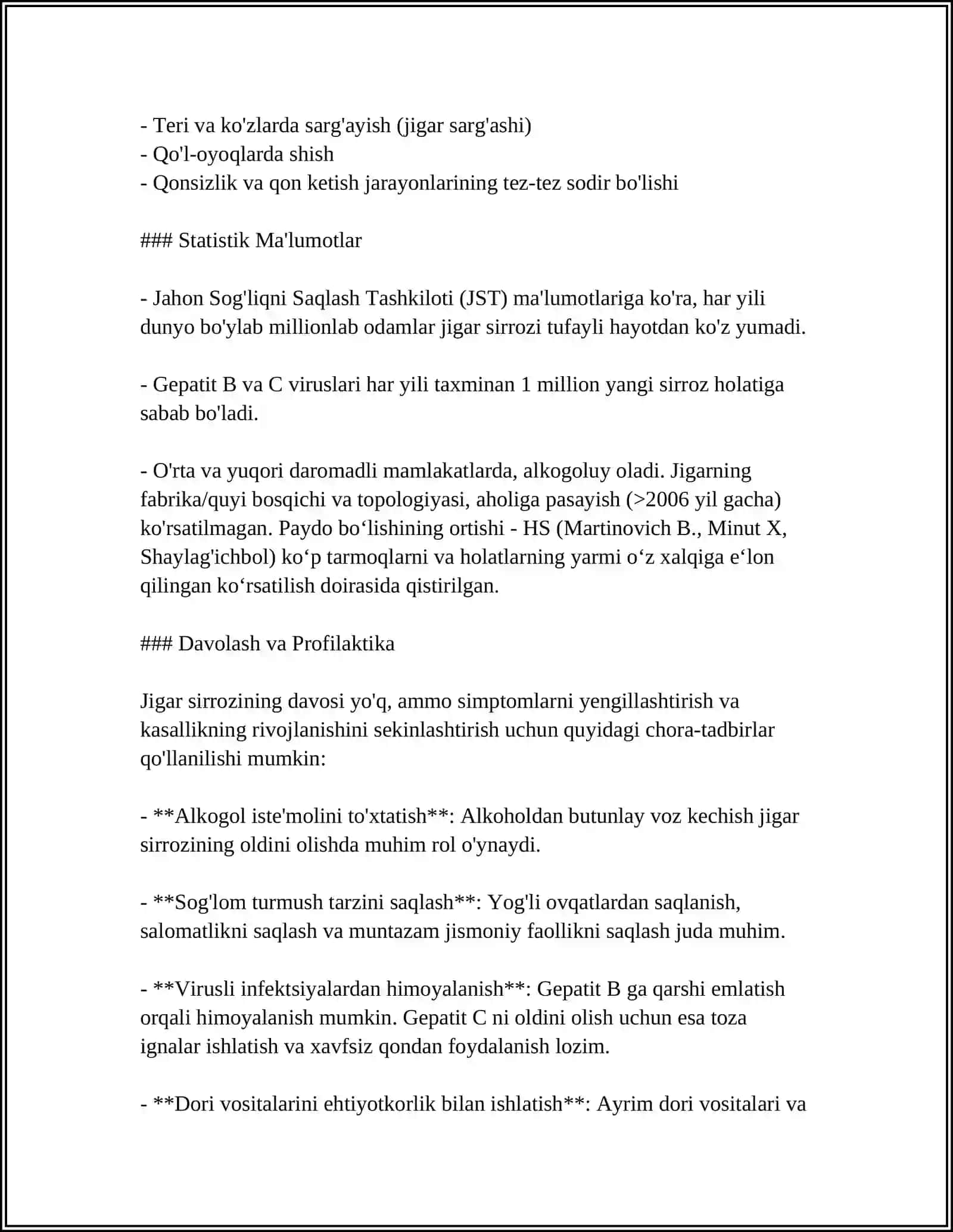 JIGAR KASALLIKLARI PATOLOGIK ANATOMIYASI 4
