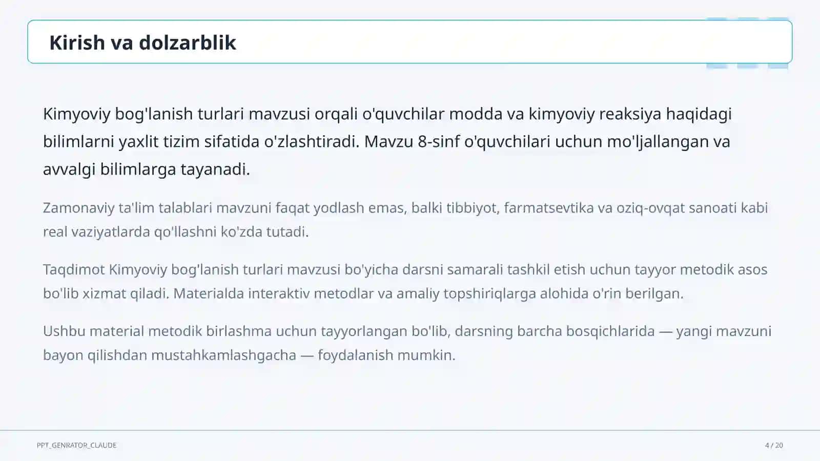 Kimyoviy bog'lanish turlari (8-sinf) 3