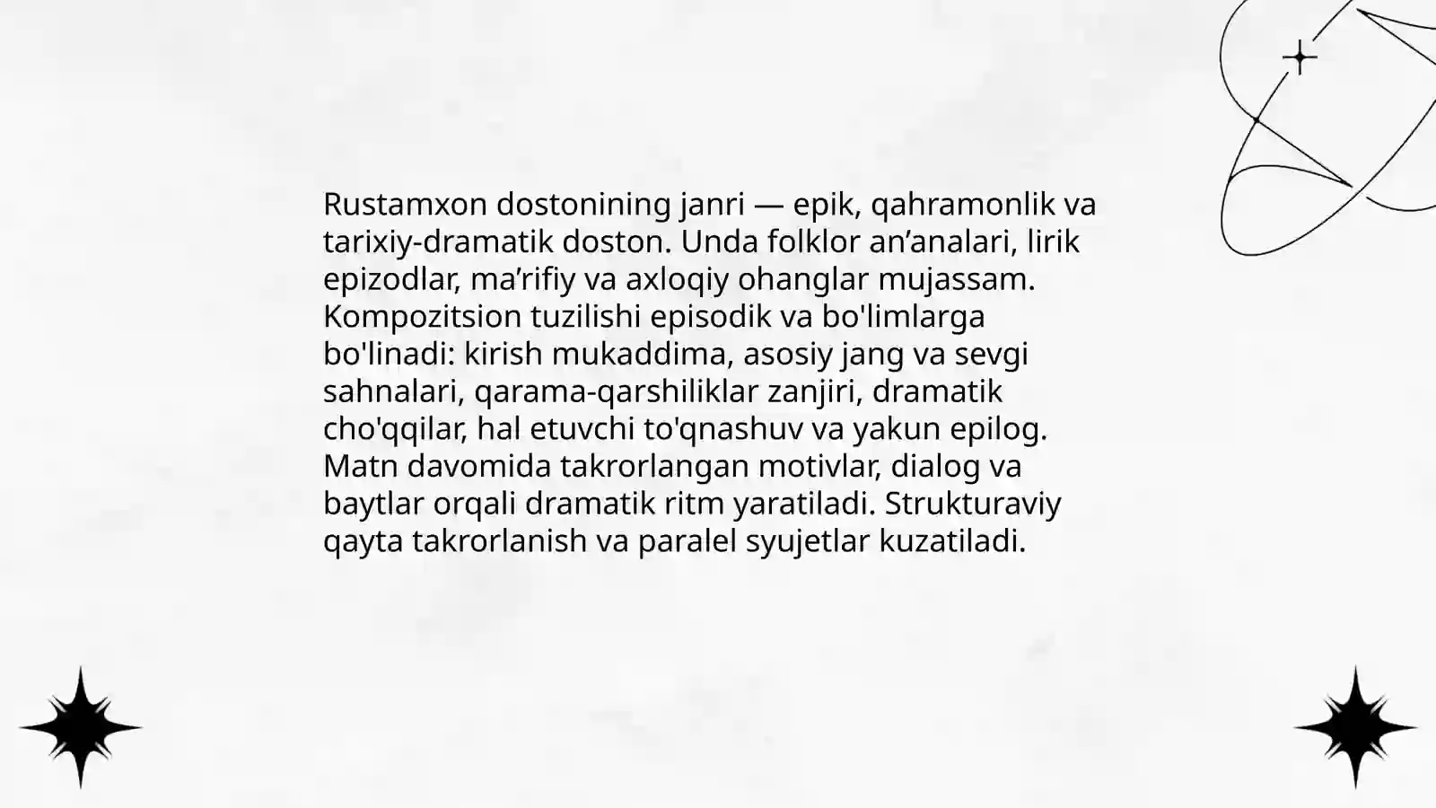 "Rustamxon" dostoni tahlili 4