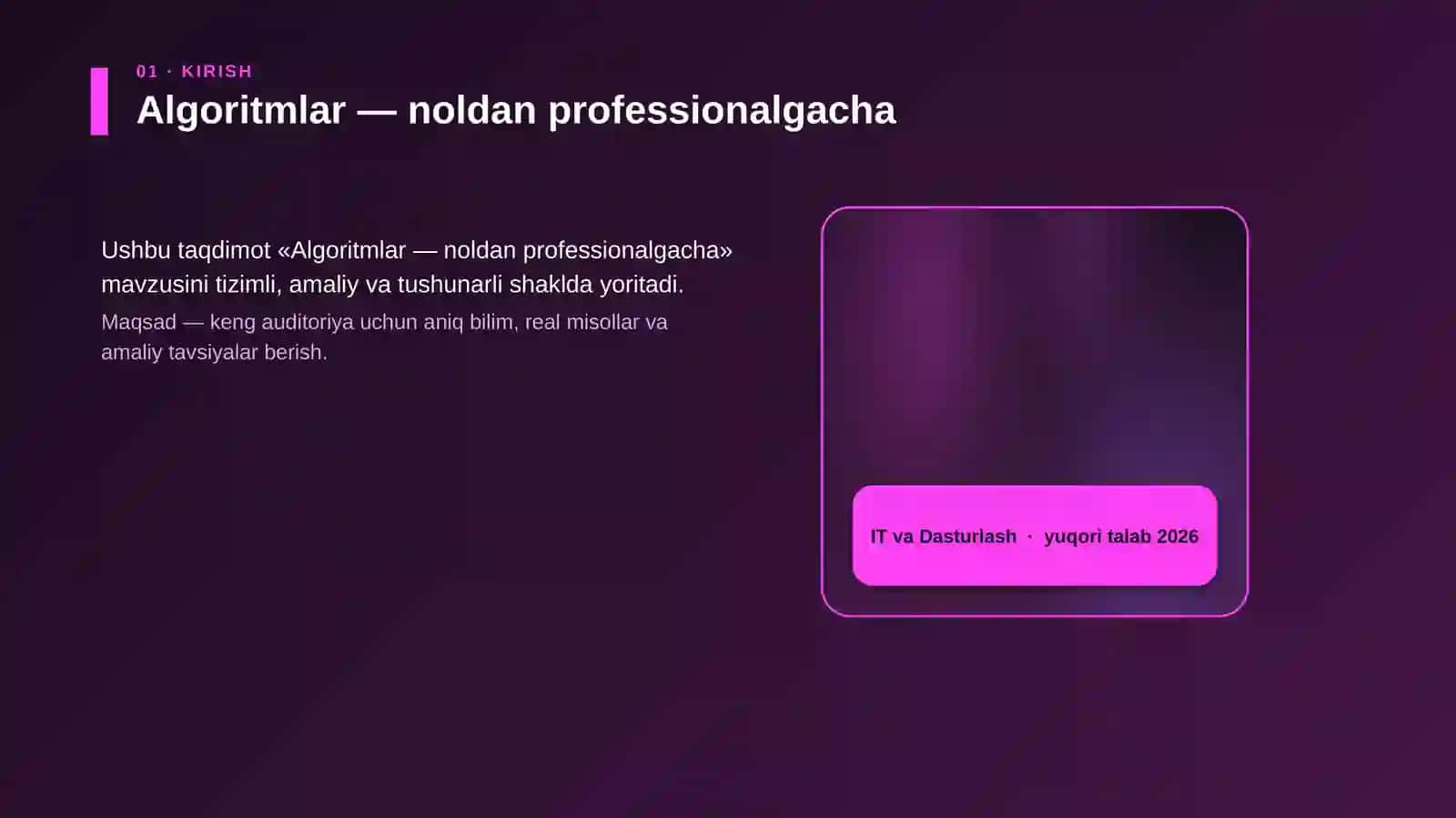 Algoritmlar — noldan professionalgacha 4