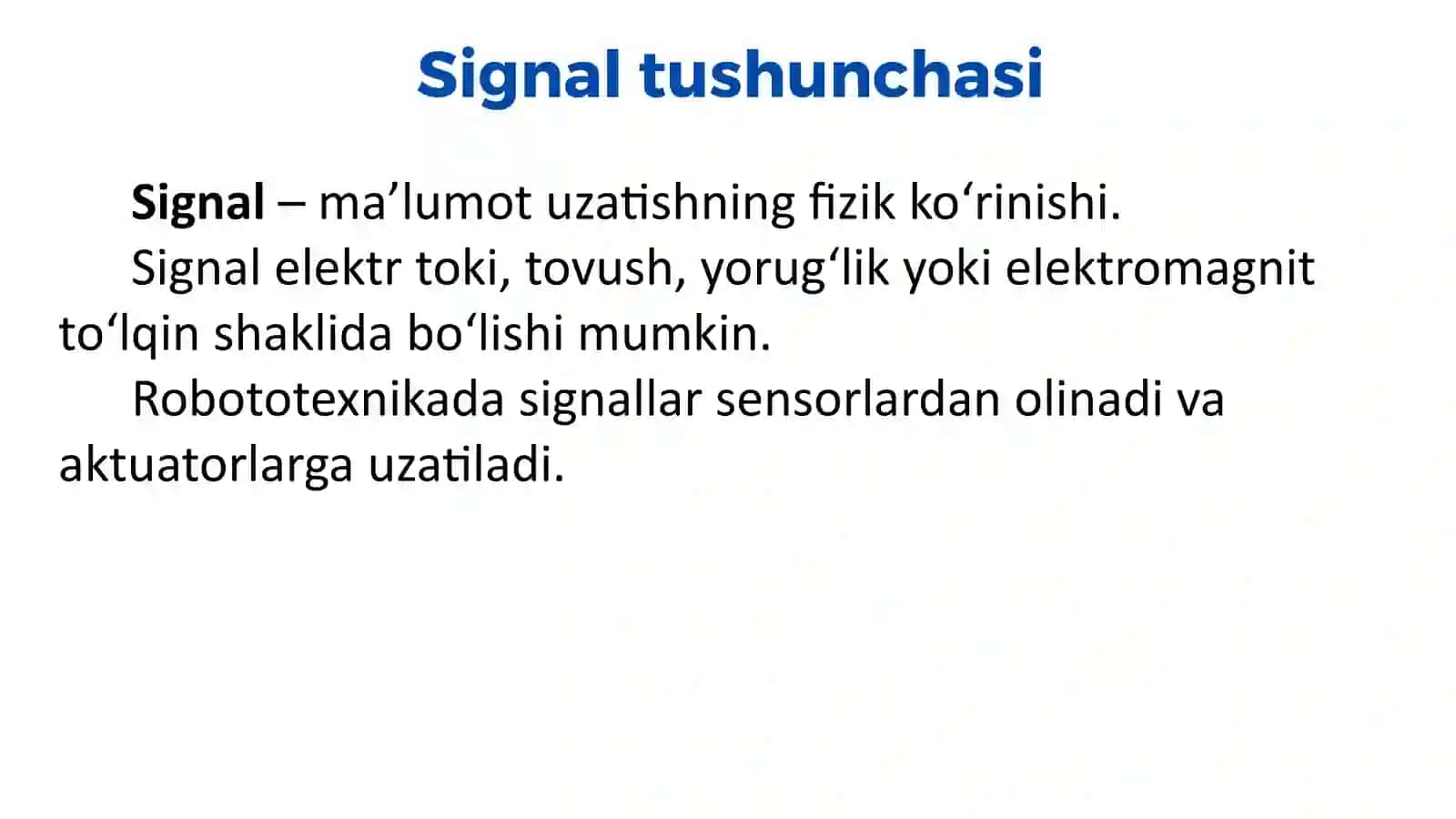 Signalturlari 4