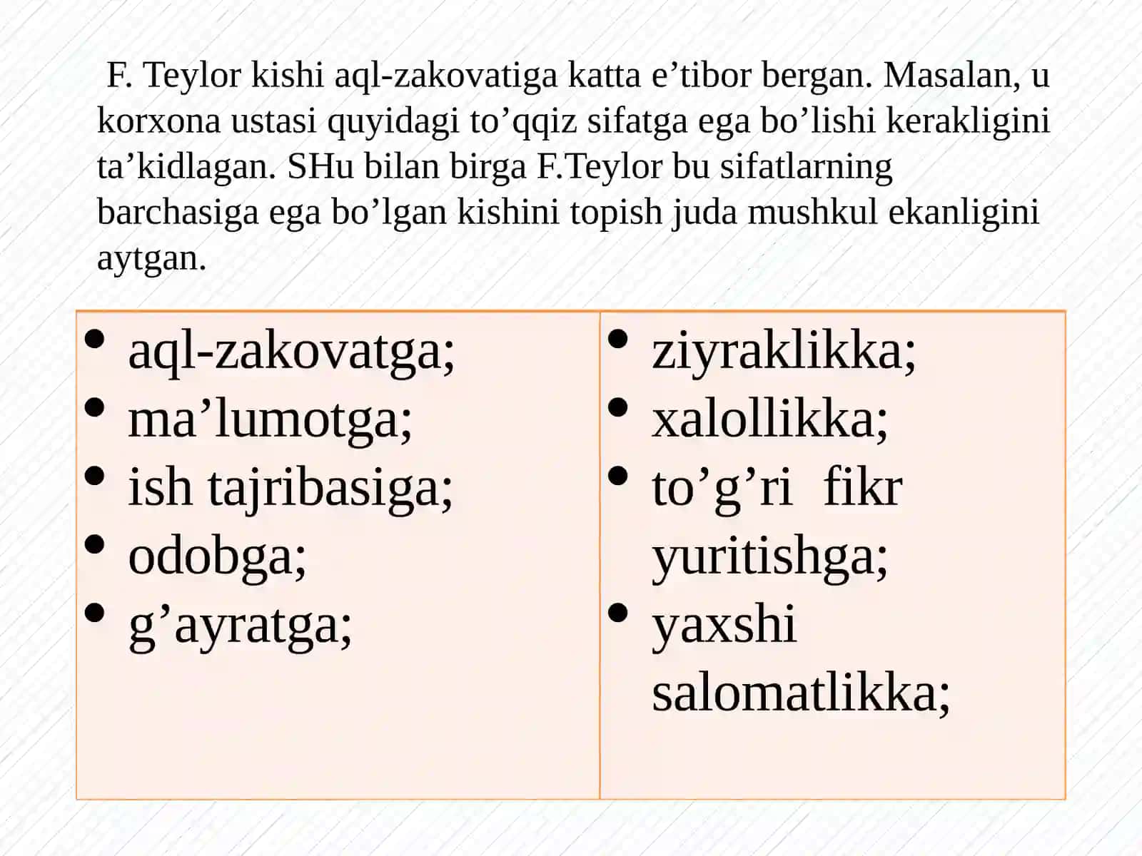 Menejmentnazariyasi va amaliyotining rivojlanishi 4