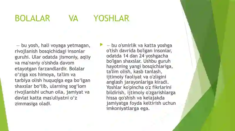 OILA, BOLALAR VA YOSHLAR 4